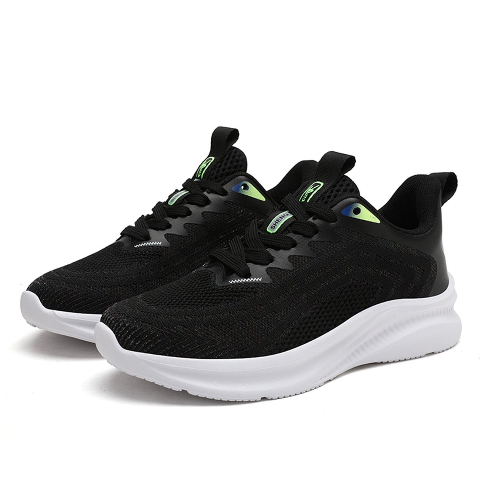 KaLI_store Mens Running Shoes Men Shoes Breathable Running Shoes Non-Slip Fashion Sneakers Black,11 - image 5 of 5