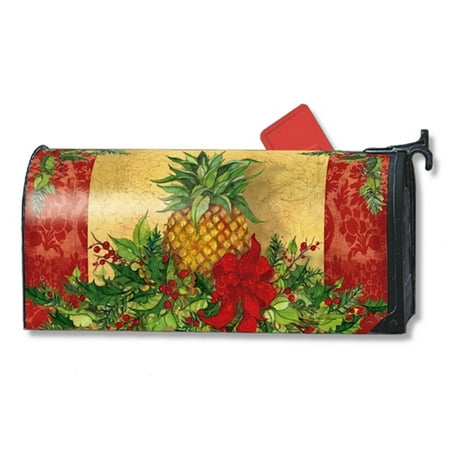 Christmas Pineapple - MailWraps - Mailbox Cover - Christmas Pineapple