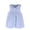 Blue, variant on Coerni Toddler Baby Girls Summer Dress Collared Sleeveless Causal Sundress Button Down Dress Striped Solid Color Dresses
