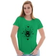 thumbnail image 4 of Spirit Animal Honeybee Symbolic Womens Slim Fit Graphic Tee Brisco Brands L, 4 of 5