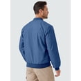 thumbnail image 3 of Bomber Jacket Mens Windproof Casual Windbreaker Softshell Zip Up Fashion Work Dress Winter Coat with Pockets royal blue XXXL, 3 of 9