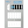 thumbnail image 3 of [2 Pack] NEU 5 Toggle Mid-Size Switch Cover Wall Plates, 5-Gang 10.2" x 4.75", Unbreakable Polycarbonate Thermoplastic, Glossy White, 3 of 5