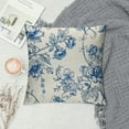 thumbnail image 2 of Creowell Spring Flower Pillow Covers, Blue Chinoiserie Floral Seasonal Holiday Decorative Throw Pillows Cushion Cases for Home Couch Sofa Decor，Multi-Size, 2 of 5