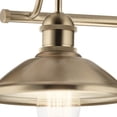 thumbnail image 4 of 45945CPZ Kichler Lighting Clyde - 3 Light Bath Vanity Approved for Damp Locations - with Vintage Industrial inspirations - 7.25 inches tall by 26.25, 4 of 11