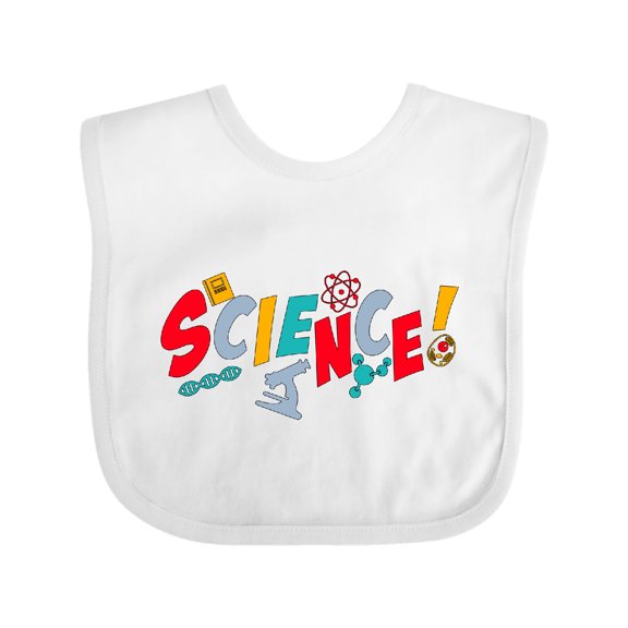 Inktastic Science Science Shapes Boys or Girls Baby Bib