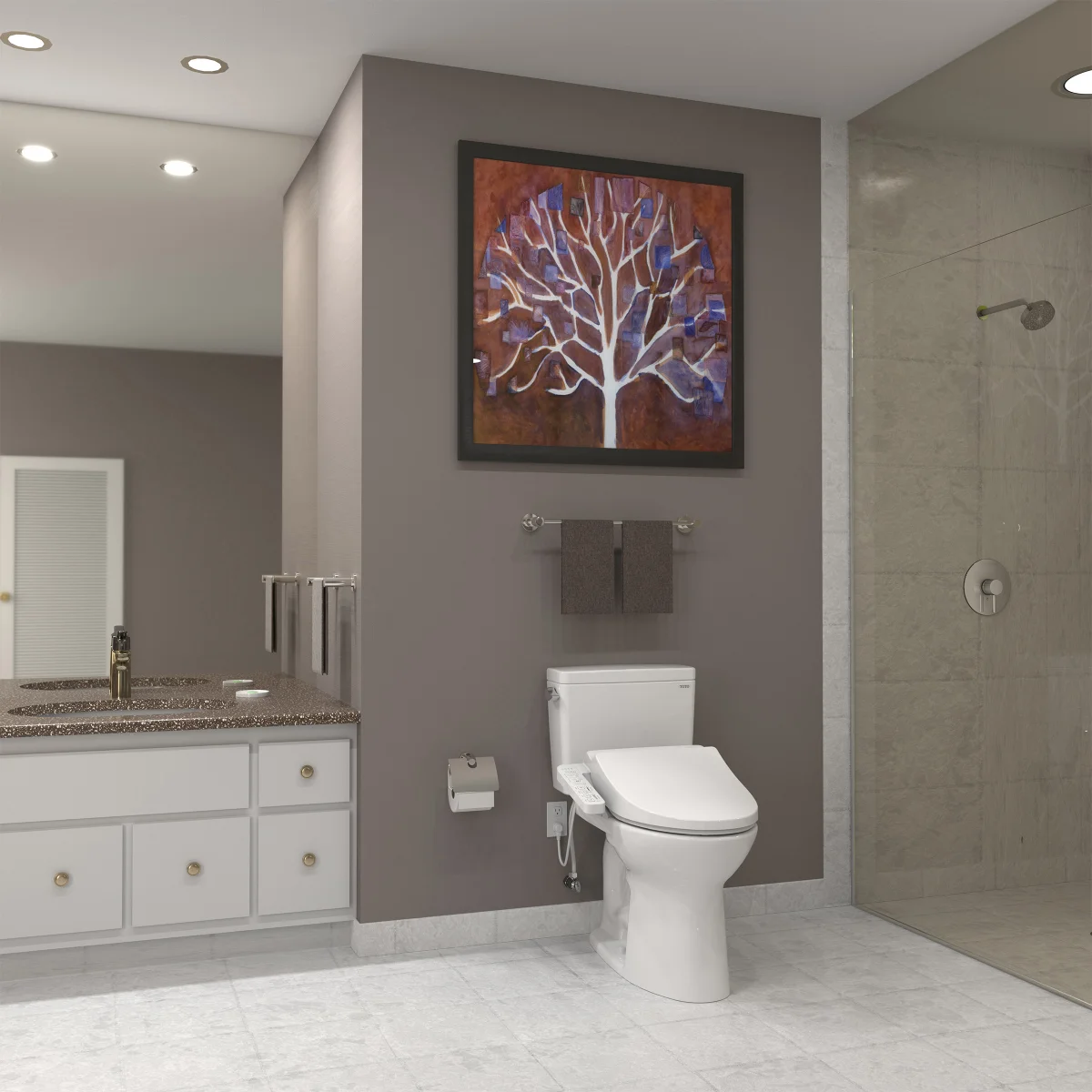 Toto T1SW3014#01 Washlet Electronic Bidet Toilet Seat, Elongated with Soft Close