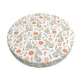 thumbnail image 6 of Uemuo Flower Rabbit Pattern Round Bar Stool Seat Covers Washable Stool Cushion Slipcover Elastic Bar Chair Covers-13 inch, 6 of 7