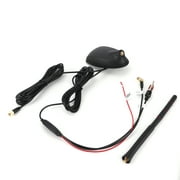 Car DAB+GPS+FM antenna active amplification top roof installation waterproof and dustproof universal TARTIKAILY