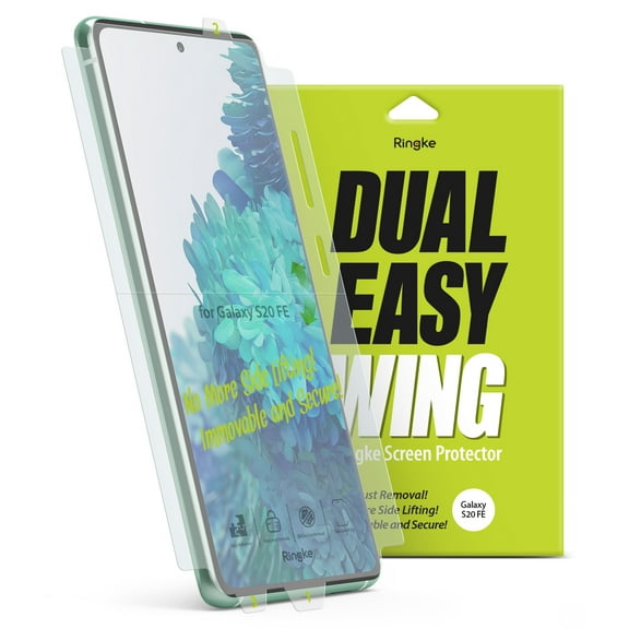 Ringke Dual Easy Wing (2 Pack) Screen Protector Designed for Galaxy S20 FE