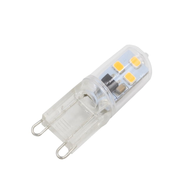 Bombilla LED Irfora Bombilla G9 1W SMD COB Bombilla de iluminación LED Reemplazar lámpara halógena de foco Lámpara de haz de ángulo de luz 360 Lámpara de bombilla LED Irfora Bombilla LED