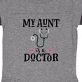 thumbnail image 3 of Inktastic My Aunt is a Doctor Girls Baby Bodysuit, 3 of 4