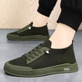thumbnail image 4 of NexTorq Men's Breathable Running Shoes Mesh Low Top Casual Slip-On Outdoor Sports Sneakers Green 42, 4 of 5