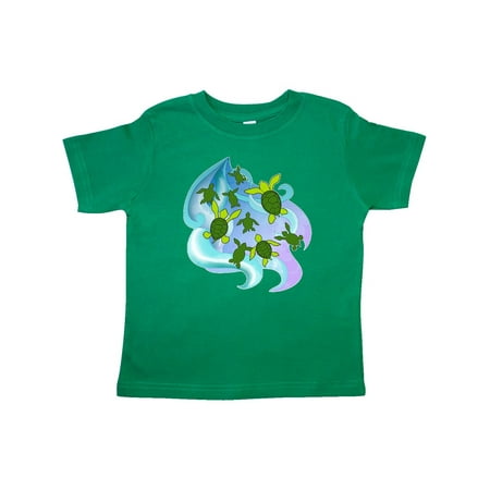 

Inktastic Sea Turtles Swimming Gift Toddler Boy or Toddler Girl T-Shirt