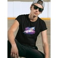 thumbnail image 2 of Unicorn In Neon Stars T-Shirt Men -Image by Shutterstock, Male XX-Large, 2 of 4