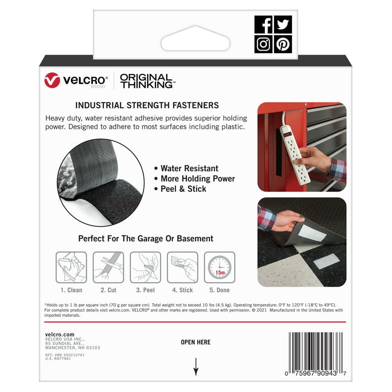 Velcro® Brand 2 Wide Hook Side Only Specifically for 