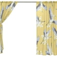 thumbnail image 4 of Coolnut Elegant Flying Crane Sheer Gauze Door Curtain Window Curtain Drapes for Living Room Kids Bedroom Window Treatment Decor W55 x L84 In 2 Panels, 4 of 4