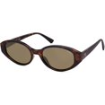 thumbnail image 1 of Lunettes de Soleil Ovales Polarisées Rétro pour Femmes Il de Chat Chic Vintage Protection UV400, 1 of 6