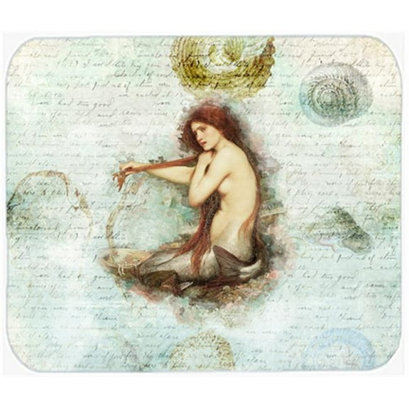 9.5 x 8 in. Mermaids and Mermen Mouse Pad, Hot Pad or Trivet