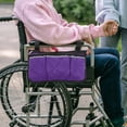 thumbnail image 3 of Wheelchair Side Bag Multi-Functional Wheelchair Armrest Side Storage Pocket Wheelchairs Armrest Storage Bag Walker Pocket for Folding Walker Decorative Hanging Bag Armrest Bag, 3 of 9
