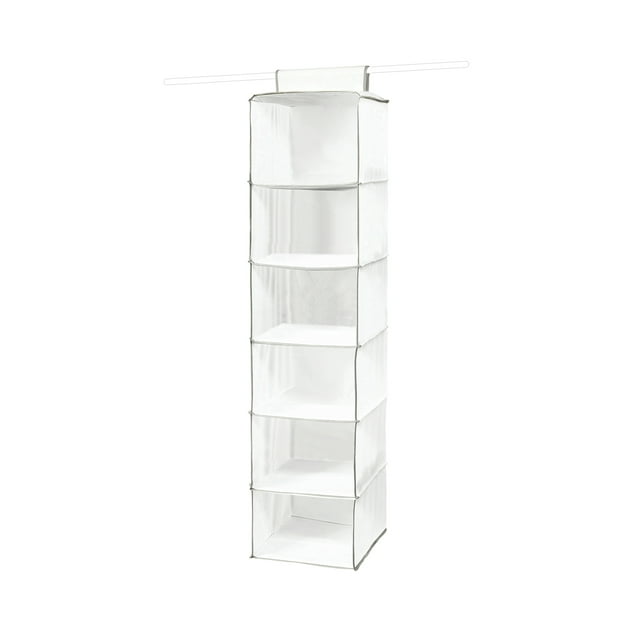 6-Level Sweater Organizer, Life Range, White/Grey, by Compactor