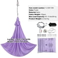 thumbnail image 2 of KFFKFF Kids' Sensory Swing, 2.8m, Support Swing for Special Needs Children, Indoor/Outdoor Cuddle Hammock for Autism, ADHD, Aspergers, Sensory Processing, Purple, 2 of 9