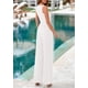 thumbnail image 2 of Mono de verano sin mangas PRETTYGARDEN para mujer blanco XXL, 2 of 9
