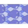 thumbnail image 1 of Ahgly Company Indoor Rectangle Patterned Jeans Blue Area Rugs, 5' x 7', 1 of 1