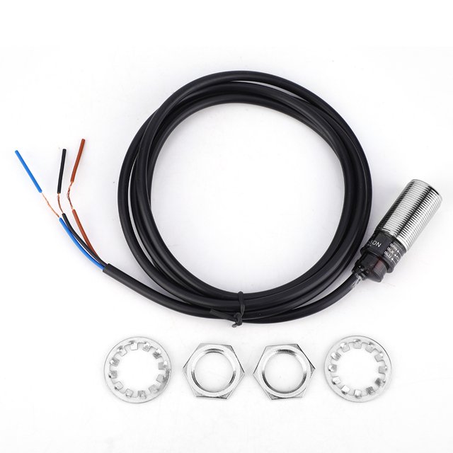 BERM PR18-5DN interruptor de proximidad inductivo 3 cables NO NPN Sensor interruptor amplificador interno 10 ~ 30VDC 5mm