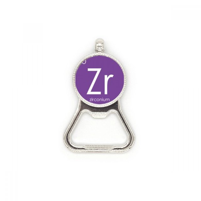 Chestry Elements Period Table Transition Metals Zirconium Zr Metal Beer Bottle Cap Opener Duty Stainless Steel