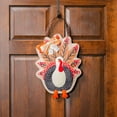 thumbnail image 6 of Evergreen Turkey Burlap Door Decor, 13.30x17.50"H, 6 of 9