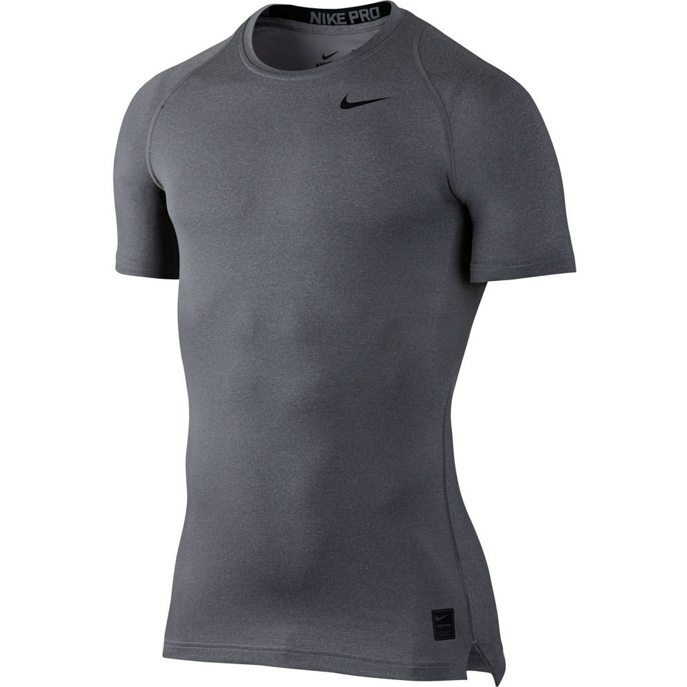 Nike - Nike Pro Cool Shortsleeve Training Men's T-Shirt Carbon Heather ...