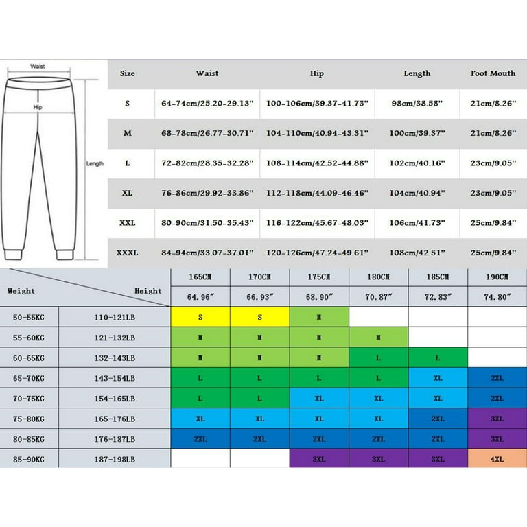 Big And Tall Size Chart Pants corona.dothome.co.kr