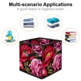 thumbnail image 2 of Peony Foldable Storage Box with Handle, 10.8"x10.5"x10.6", Large Capacity - Storage Bins, Storage Basket, Storage Cubes, 2 of 6