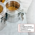 thumbnail image 4 of ENLOY 4-Piece Stainless Steel Canister Set, (28/32/38/65 oz) for Sugar, Flour, Tea, Candy, Cookie, Spice, 4 of 8
