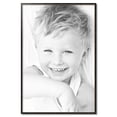 thumbnail image 2 of ArtToFrames 31" x 46" Black Square with Gold Beads Picture Frame, 31x46 inch Black Wood Poster Frame (WOM-5021), 2 of 7