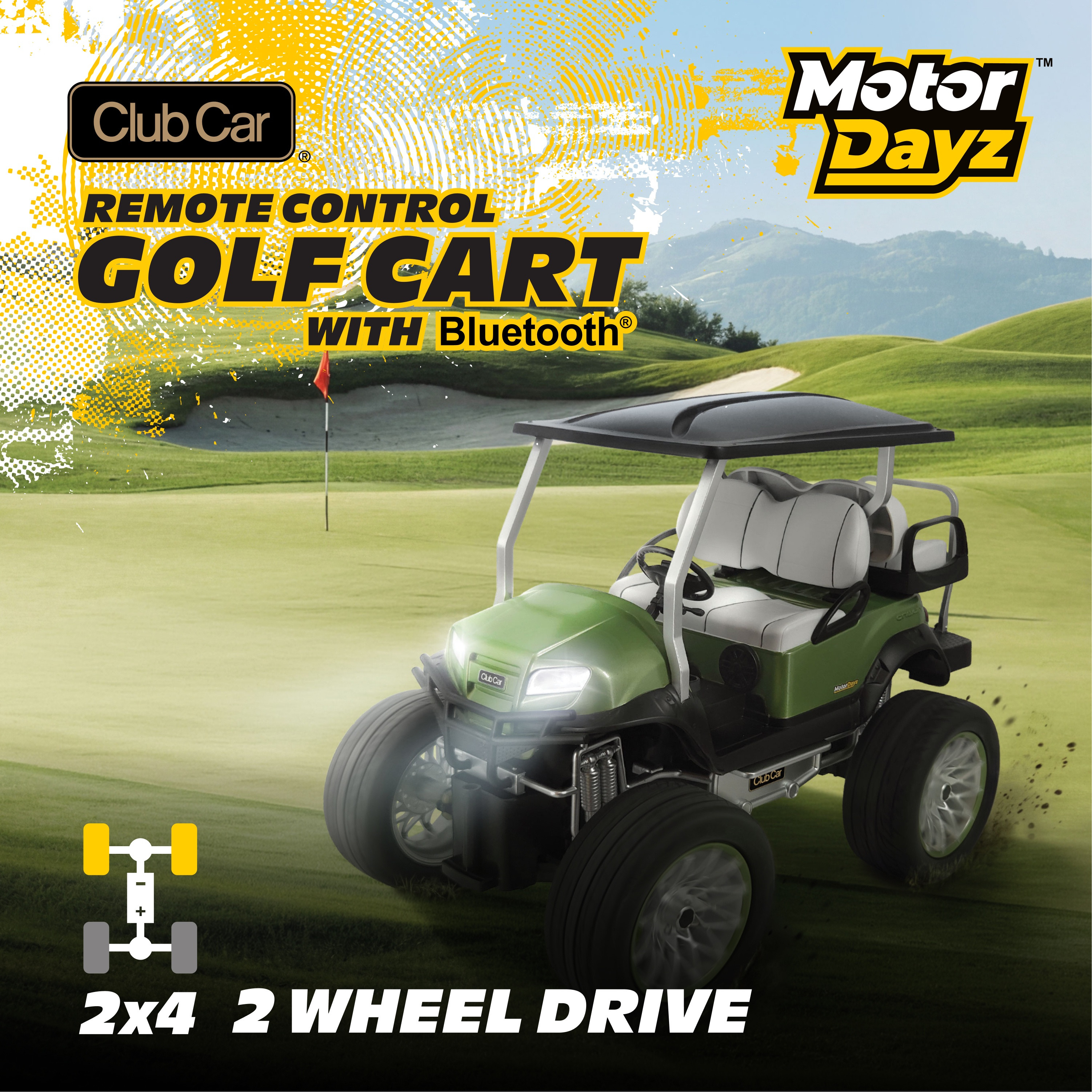 MotorDayz Club Car RC Golf Cart 1:15 Scale photo 2