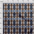 thumbnail image 2 of oneOone Cotton Flex Fabric Diamond & Swirl Ikat Decor Fabric Printed BTY 40 Inch Wide, 2 of 4