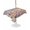 MediumPurple White Beige, variant on Outdoor Tablecloth with Umbrella Hole for Patio/Picnic/Party/Camping, Blue Purple Gnomes Waterproof Table Cloth Round Cover Washable, Spring Hydrangea Flower Leaf Pink Plaid (Dia 54")