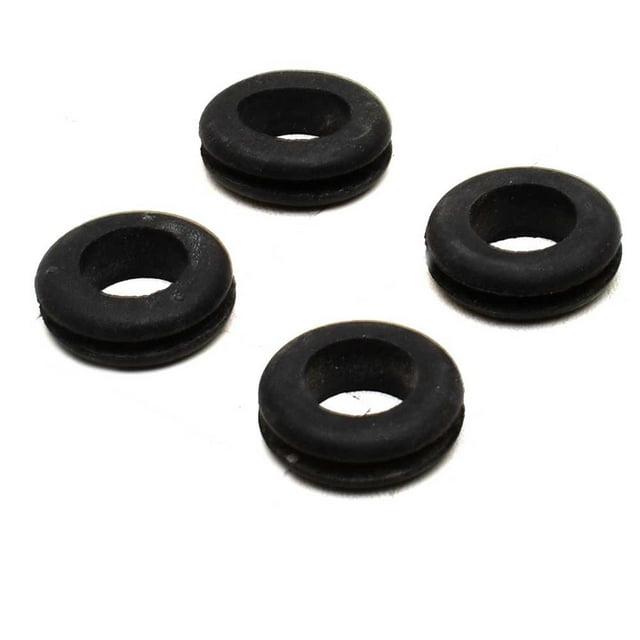 FIMCO Boat Grommets 5075015 7/8 Inch OD Black Rubber (Set Of 4