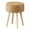 Natural Seagrass, variant on IVV 13" Round Hand-woven Ottoman, Modern Boho Pouf Ottoman Footrest Stool with Solid Wood Legs and Anti-Slip Footpads, Hand Weave Hyacinth Side Table for Living Room Bedroom Balcony Patio (Natural)
