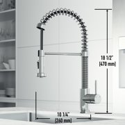 VIGO Edison Single Handle Pull-Down Sprayer Kitchen Faucet in Chrome
