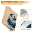 thumbnail image 5 of Yayeee Napkin Holder for Table Kitchen Paper Tissue Organization, Rolling Waves, 5 of 8