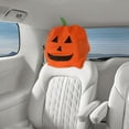 thumbnail image 6 of Halloween Pumpkin Car Head Rest Covers Cute Car Seat Headrest Protector Halloween Car Headrest Cover for Car Seat Orange, 6 of 6