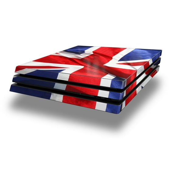WraptorSkinz PS4 Pro Skin Wrap Union Jack 01 - Decal Style Skin fits Sony PlayStation 4 Pro Console