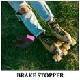 thumbnail image 3 of ETHZZLE 1Set Roller Skates Brake Replacement Black Rubber Stopper with Noise Reduction Technology, 3 of 7