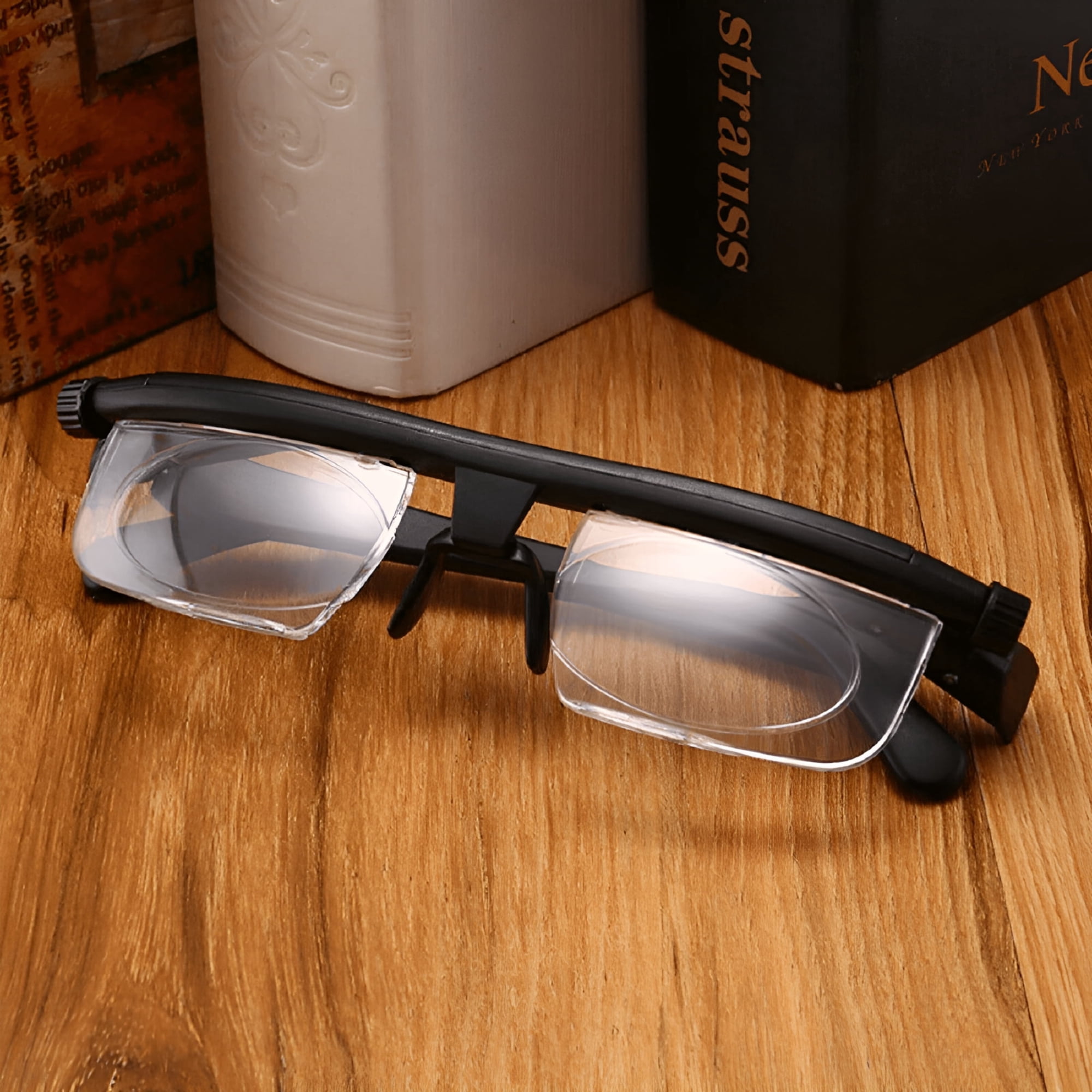 HBMYN Adjustable Focus Magnifying Glasses, Variable Lens Reading Aid for Books & Fine Print, Lightweight Magnifiers for Hobbies, Detailed Work, Elderly Assistance, Non-Prescription Vision Support