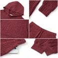 thumbnail image 5 of UVN Two Piece Outfits for Women Long Sleeve Hoodies Tops And Pants Pajamas Sets Casual Fall Winter Lounge Set with Pockets, 5 of 8