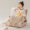 thumbnail image 5 of Camisones con estampado de algodón 100% para mujer, ropa de dormir coreana, suave, de manga corta, para el hogar, 5 of 5