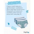 thumbnail image 7 of MeMoi Boys' 3 Pair Pack Plaid Multi Briefs - Boys - Male, 12, Blue Multi, 7 of 7