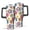 Pioneer Flower Floral-3, variant on 40oz Pioneer Flower Floral Print Pattern Insulated Tumbler with Handle, BPA-Free Leak Proof Lid and Straws, Double Wall Vacuum, Hot 12h/Cold 34h